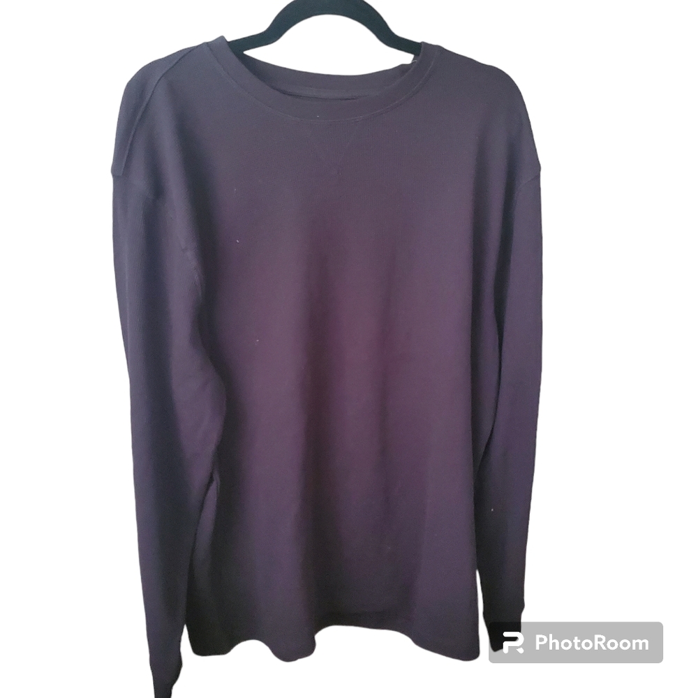 NWT Men's Ocean + Coast black thermal shirt